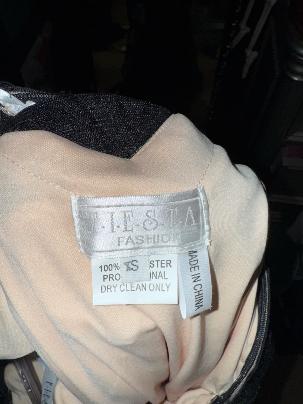 Beautiful event dress - New - size XS - floor length, sequins, lace sexy pretty - Picture 8 of 8
